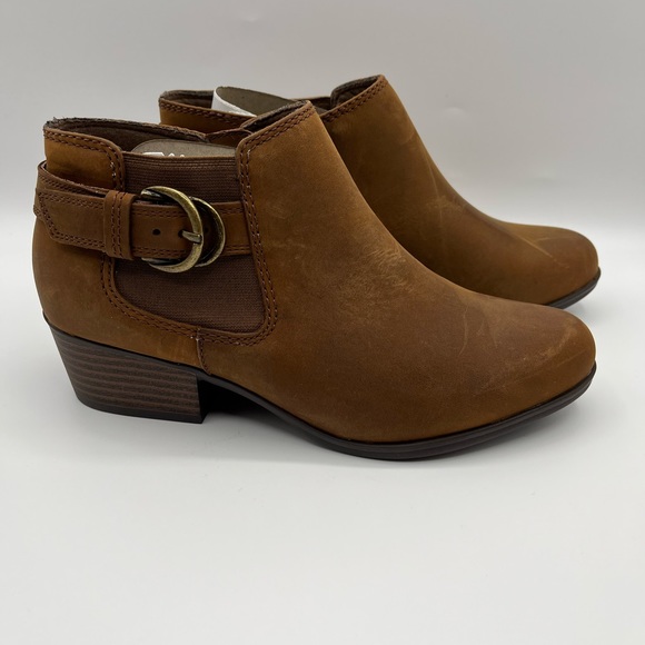 Clarks Adreena Ease, Stivaletto Donna, Kaki Scuro, 36.5 EU